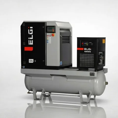 Compressor de parafuso ELGi Série EN 3 a 20 HP
