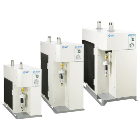 Linha de secadores de ar refrigerado SMC Série IDF60 a IDF90